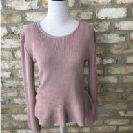 ST. JOHNS ROSE PEPLUM SWEATER